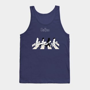 The Skaters On Abbey Road #Cat Tank Top